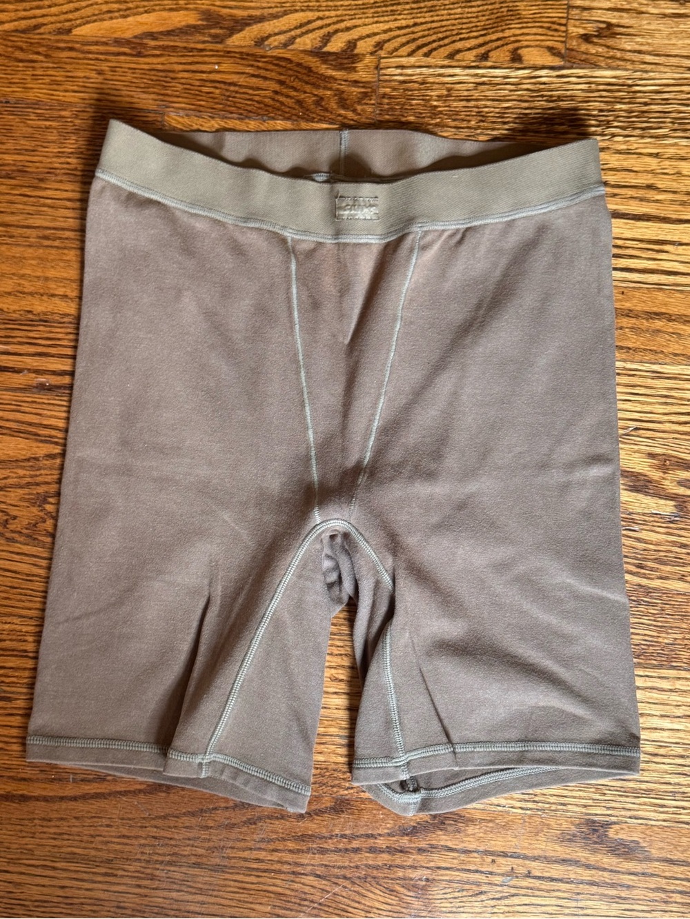 SKIMS Taupe High-Waist Bike Shorts - Neutral Taupe